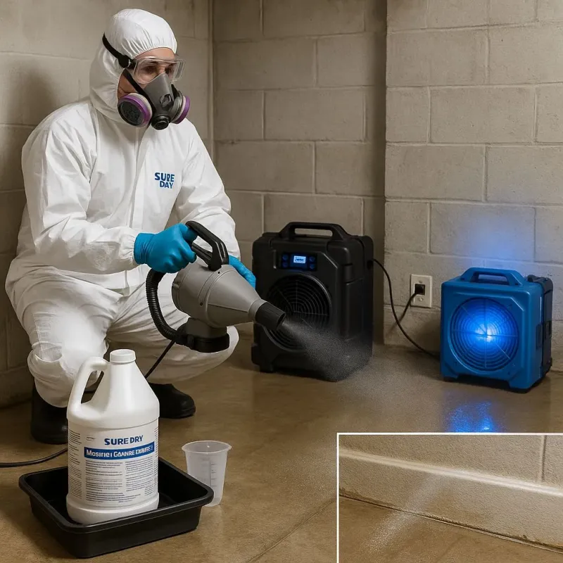 Sanitization and Odor Removal process in Sturtevant, WI