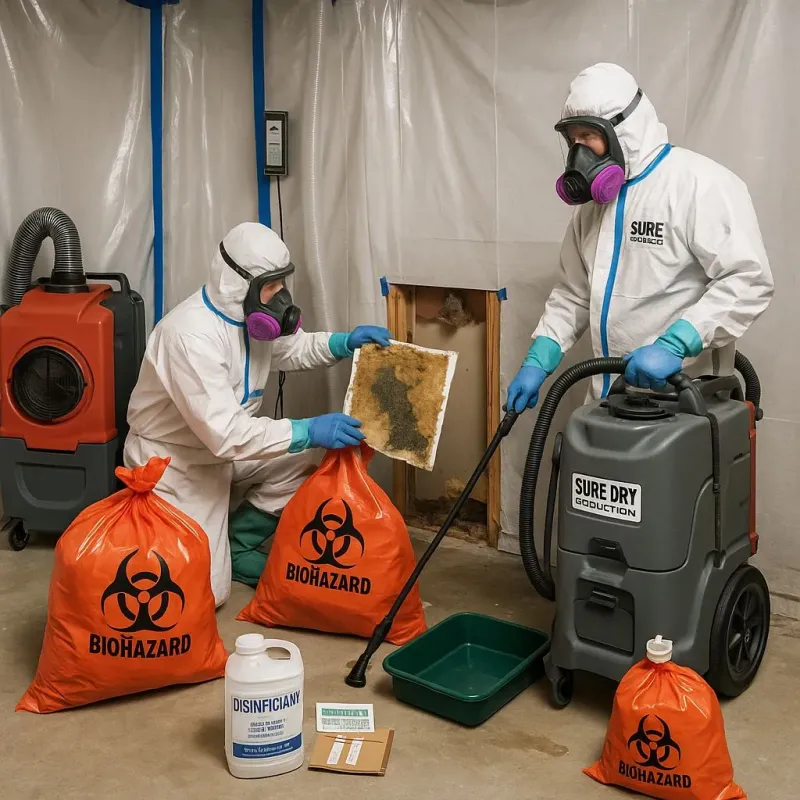 Contaminated Water Handling Protocols process in Sturtevant, WI