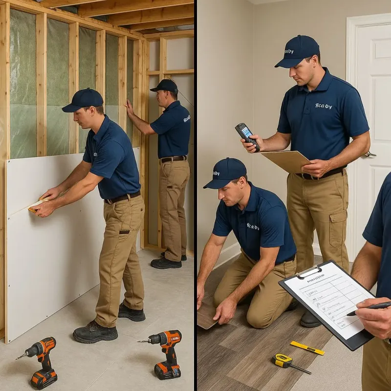 Repairs and Reconstruction process in Sturtevant, WI