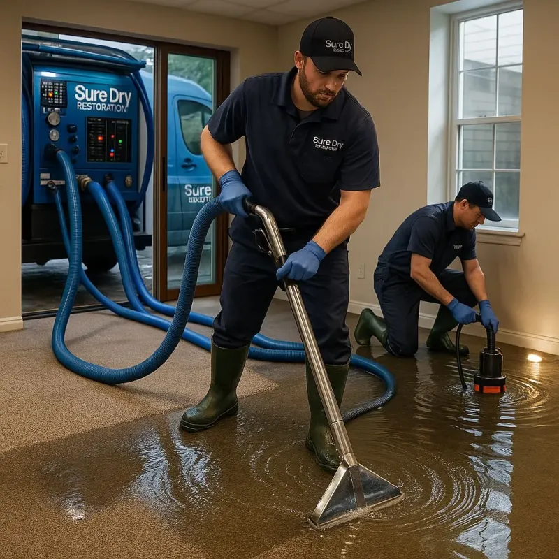 Water Extraction and Removal process in Sturtevant, WI